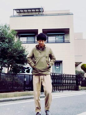 「B:MING by BEAMS（ビーミングバイビームス）のアイテム（スリッポン）」を使った、soさん（メンズ・172cm）の春コーディネート