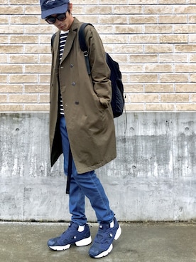 「Leyline」｜「アイテム（その他アウター）」を使った、yuumaさん（メンズ・173cm）の春コーディネート