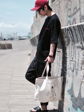 「Leyline」｜「アイテム（その他）」を使った、yuumaさん（メンズ・173cm）の春コーディネート