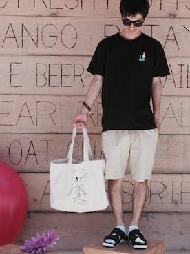 「Leyline」｜「アイテム（その他）」を使った、yuumaさん（メンズ・173cm）の夏コーディネート