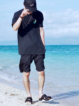 「Leyline」｜「アイテム（その他）」を使った、yuumaさん（メンズ・173cm）の夏コーディネート