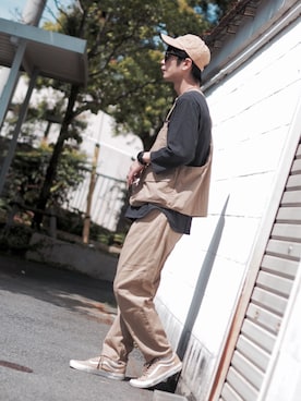 「Leyline」｜「アイテム（その他アウター）」を使った、yuumaさん（メンズ・173cm）の夏コーディネート