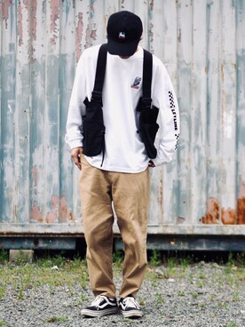 「Leyline」｜「アイテム（その他）」を使った、yuumaさん（メンズ・173cm）の春コーディネート