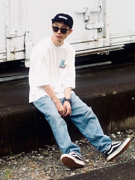 「Leyline」｜yuumaさん（メンズ・173cm）の夏コーディネート