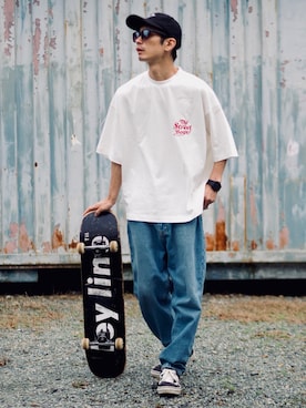 「Leyline」｜「アイテム（その他）」を使った、yuumaさん（メンズ・173cm）の夏コーディネート