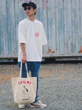 「Leyline」｜「アイテム（その他）」を使った、yuumaさん（メンズ・173cm）の夏コーディネート