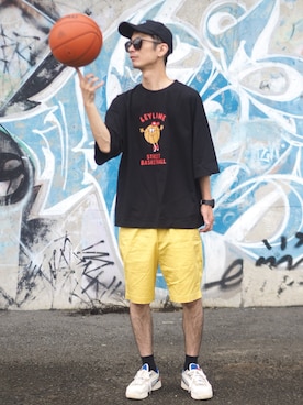 「Leyline」｜yuumaさん（メンズ・173cm）の夏コーディネート