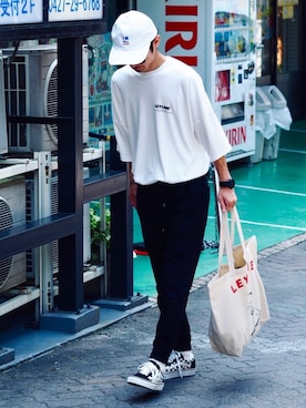 「Leyline」｜「アイテム（その他）」を使った、yuumaさん（メンズ・173cm）の夏コーディネート