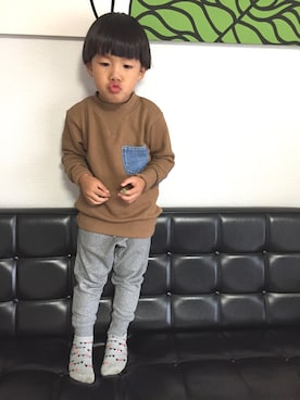 sachitsukasaさん（キッズ・100cm）の秋コーディネート