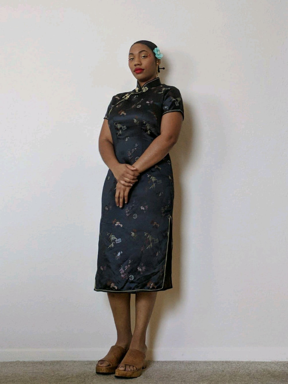「wearhalloween2017、Cheongsam」｜「Longevityのアイテム（ワンピース、その他）」を使った、Charlieさん（レディース・157cm）の秋コーディネートの1枚目の写真