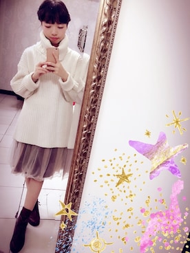 「Lulus（-）のアイテム（オールインワン・サロペット）」を使った、alicealice0305さん（レディース・153cm）の冬コーディネート