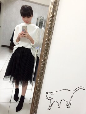 「SAC'S BAR（サックスバー）のアイテム」を使った、alicealice0305さん（レディース・153cm）の冬コーディネート