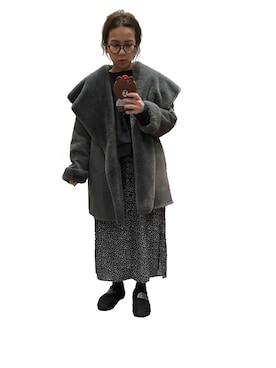 「GU（ジーユー）のアイテム（ムートンコート）」を使った、doichankさん（レディース・152cm）の冬コーディネート