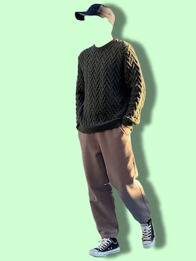 「H&M（エイチ・アンド・エム）のアイテム（帽子）」を使った、MTさん（メンズ・175cm）の春コーディネート