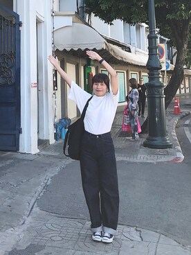 KakamKohさん（レディース・157cm）の春コーディネート