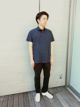 「DESCENTE ALLTERRAIN（デサント　オルテライン）のアイテム（パンツ）」を使った、SHO_IWAISHIさん（メンズ・176cm）の夏コーディネート