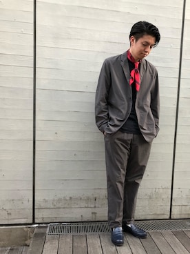 SHO_IWAISHIさん（メンズ・176cm）の春コーディネート