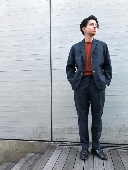 SHO_IWAISHI（DESCENTE BLANC DAIKANYAMA）｜DESCENTE PAUSEのテーラードジャケットを使った