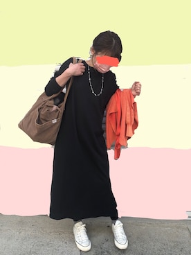 鈴木さん(レディース・154cm)の春コーディネート