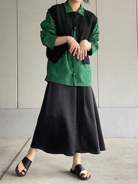 aicaさん（レディース・162cm）の春コーディネート