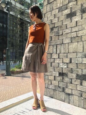 先原（sakihara）さん（レディース・155cm）の春コーディネート