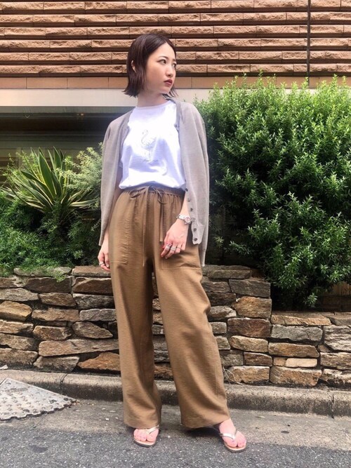 Tsukiko ビューティ ユース ユナイテッドアローズ 渋谷公園通り店 Beauty Youth United Arrowsのパンツを使ったコーディネート Wear
