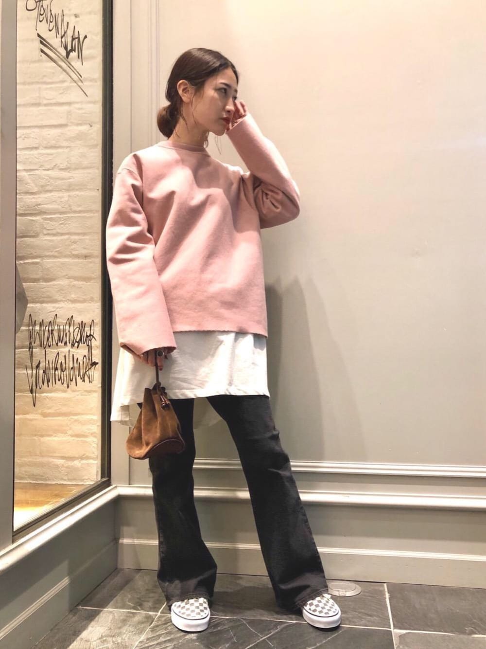 【別注】<AURALEE>∴カットオフスウェットプルオーバーΨ