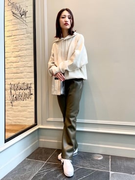 先原（sakihara）さん（レディース・155cm）の冬コーディネート
