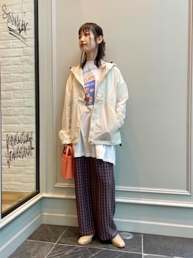 「BEVERLY（ビバリー）のアイテム」を使った、先原（sakihara）さん（レディース・155cm）の春コーディネート