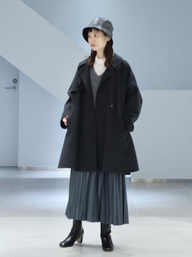「RECOMMEND  ITEM STYLING」｜「アイテム（帽子）」を使った、先原（sakihara）さん（レディース・155cm）の秋コーディネート
