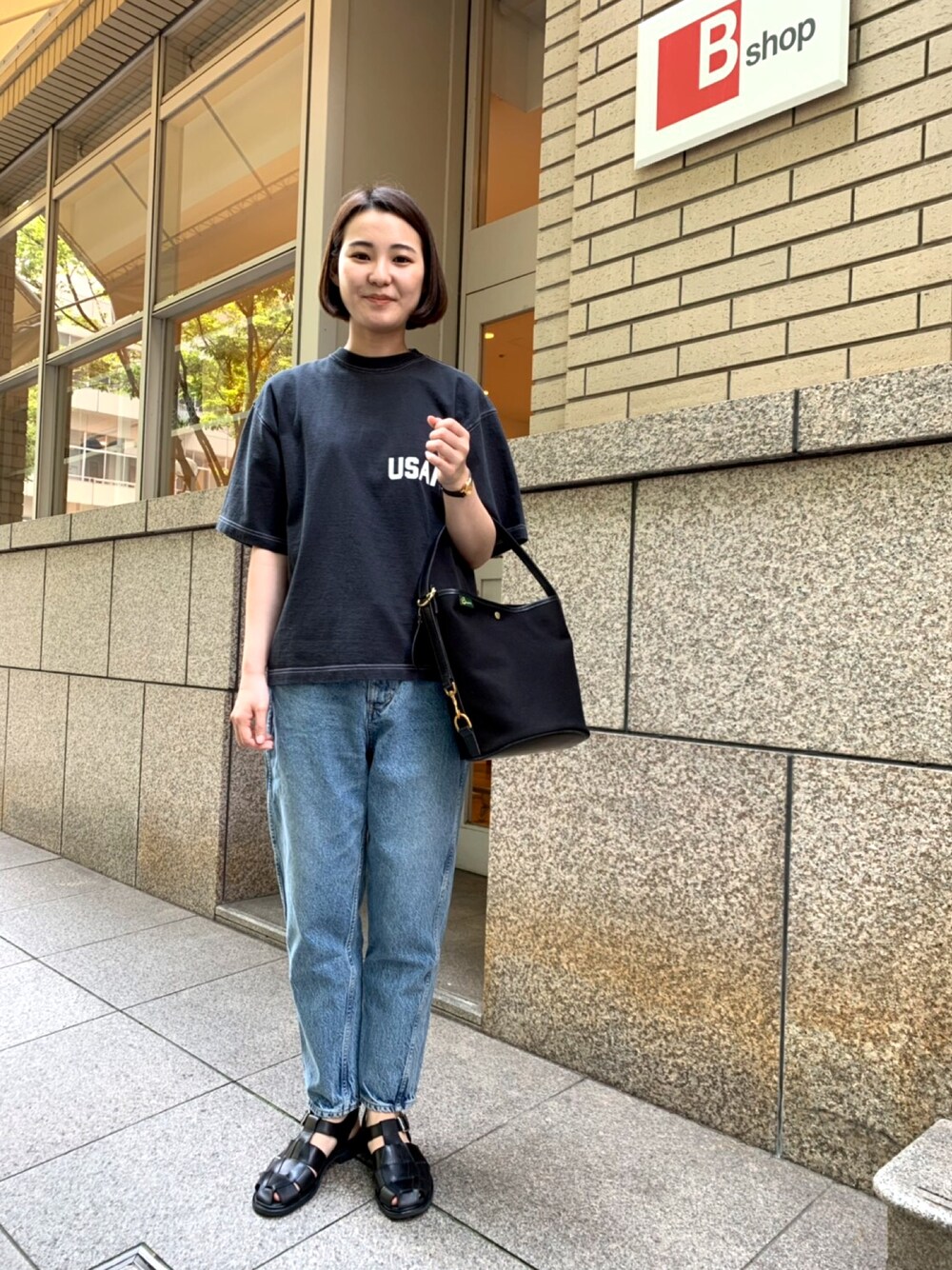 Date Aoi｜THE SHINZONEのTシャツ/カットソーを使ったコーディネート