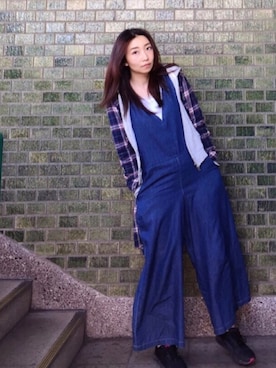 「アイテム（シャツワンピース）」を使った、TARÖSUKEさん（レディース・161cm・20代）の春コーディネート