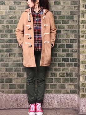 ムートンコートを使った 名前昭和部 のレディース人気ファッションコーディネート Wear