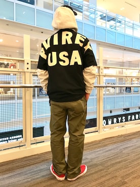 「black」｜MASAYAさん（メンズ・165cm）の春コーディネート