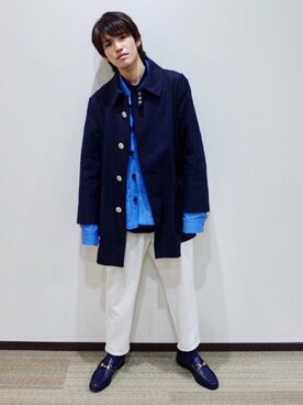 「SASQUATCHfabrix.（サスクワァッチファブリックス）のアイテム」を使った、KENiさん（メンズ・176cm）の冬コーディネート