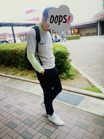 エルカネック | イージーパンツ　ネイビー(その他パンツ)