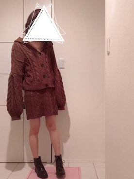 ちぇるさん（レディース・166cm）の冬コーディネート