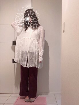 「ラブアンドピース2020」｜「アイテム（パンプス）」を使った、ちぇるさん（レディース・166cm）の秋コーディネート