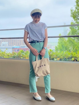 あおちゃさん（レディース・156cm）の夏コーディネート