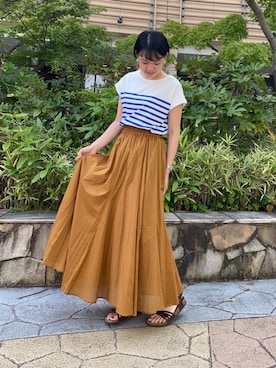 あおちゃさん（レディース・156cm）の夏コーディネート