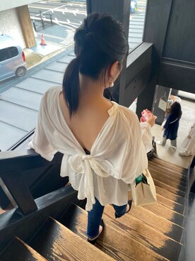 のぞみさん（レディース・163cm）の夏コーディネート