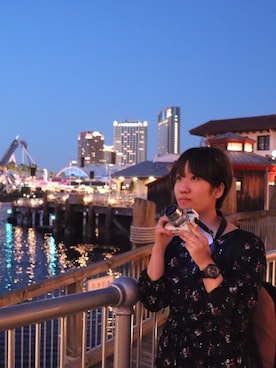 「お揃いコーデ」｜「アイテム（腕時計）」を使った、あきこさん（レディース・159cm）の春コーディネート
