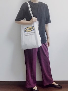 「チュールパンプス」｜バタ子さん（レディース・165cm）の夏コーディネート