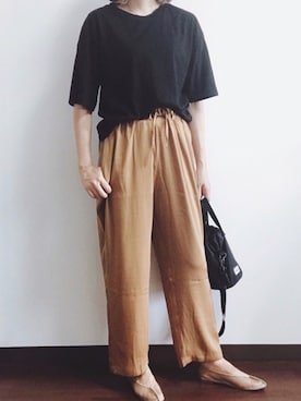 「チュールパンプス」｜バタ子さん（レディース・165cm）の秋コーディネート