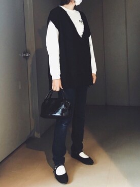 「カンフーシューズ」｜バタ子さん（レディース・165cm・30代）の秋コーディネート