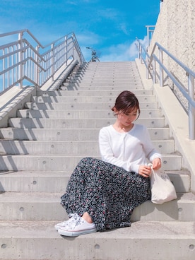「TWNROOM（ツインルーム）のアイテム」を使った、riichan:)さん（レディース・151cm）の春コーディネート