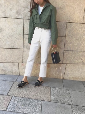 「アイテム（スリッポン）」を使った、riichan:)さん（レディース・151cm・20代）の春コーディネート
