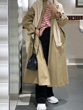 「U by SPICK&SPAN（ユーバイスピックアンドスパン）のアイテム（ジャケット/アウター）」を使った、7さん（レディース・157cm）の春コーディネート