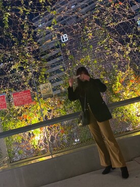 「アイテム（ニット/セーター）」を使った、Yuriiiinaさん（レディース・163cm・10代）の冬コーディネート