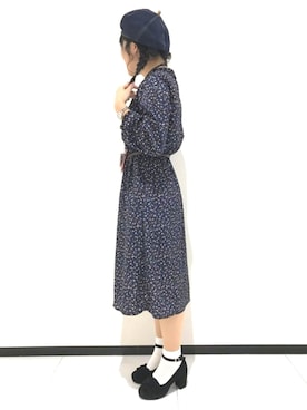 「14+（イチヨンプラス）のアイテム」を使った、14+ イオンモール旭川駅前店 スタッフさん（レディース・160cm）の冬コーディネート